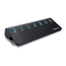 Concentrador USB 3.2, 7 puertos incl. fuente de alimentación