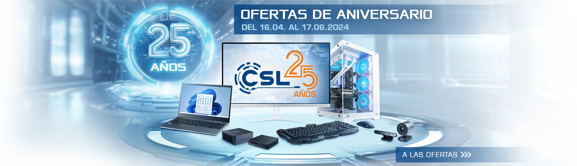 25 años de ofertas de aniversario de CSL