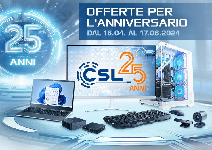 25 anni di CSL Computer Mobile Header