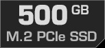 500 GB M.2 PCIe SSD